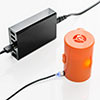 電動エアダスター（小型・充電式・電動エアーポンプ） 200-CD035