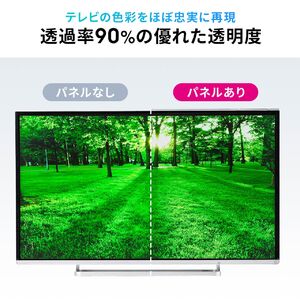テレビ保護パネル テレビフィルター 42・43インチ キズ防止 厚み