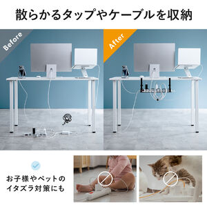 129 パンダ柄 オーガナイザー  固定テープ付き サンワダイレクト本店 サンワサプライ【オフィス・PC周辺通販】
