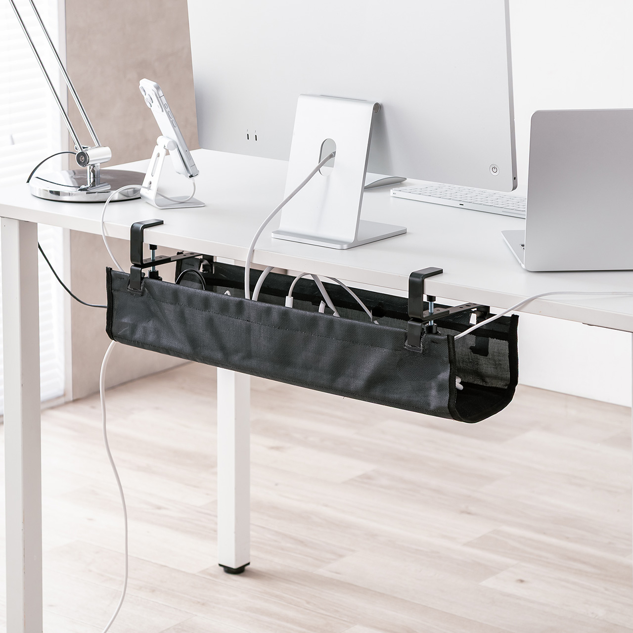 �P�[�u���g���[ ��60cm �N�����v�Œ� ��R���b�V���^�C�v �P�[�u���I�[�K�i�C�U�[ �P�[�u�����[ �z���� �P�[�u������ �z������ �d���^�b�v �u���b�N