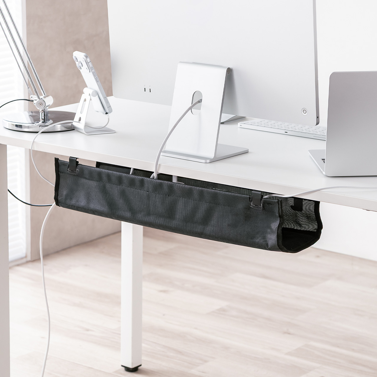 �P�[�u���g���[ ��60cm �l�W�Œ� ��R���b�V���^�C�v �P�[�u���I�[�K�i�C�U�[ �P�[�u�����[ �z���� �P�[�u������ �z������ �d���^�b�v �u���b�N