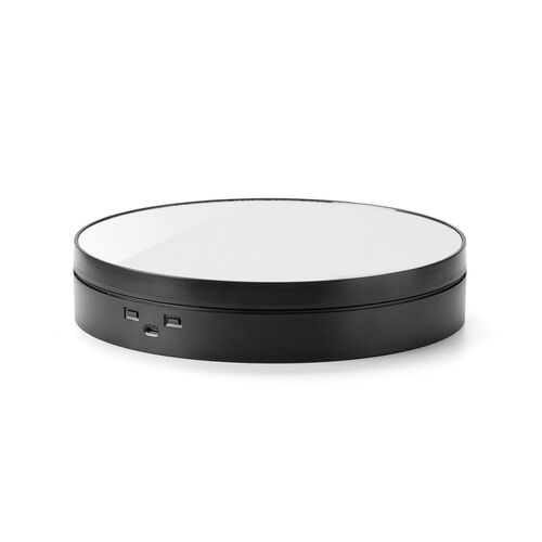 電動ターンテーブル 大型 回転台 25cm 静音 撮影用 360度回転