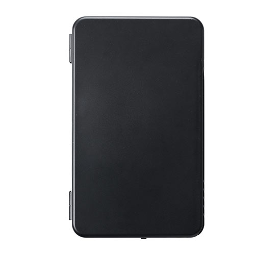 電卓付きメモパッド 電子パッド 電子メモパッド 電卓パッド 充電式 電卓 ロック付き ブラック 200-DH010BK