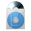 CD・DVD用不織布ケース（両面収納・ホワイト）
