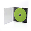 スーパースリムDVD・CD・ブルーレイケース（プラケース・ブラック・薄型5.2mm・100枚）