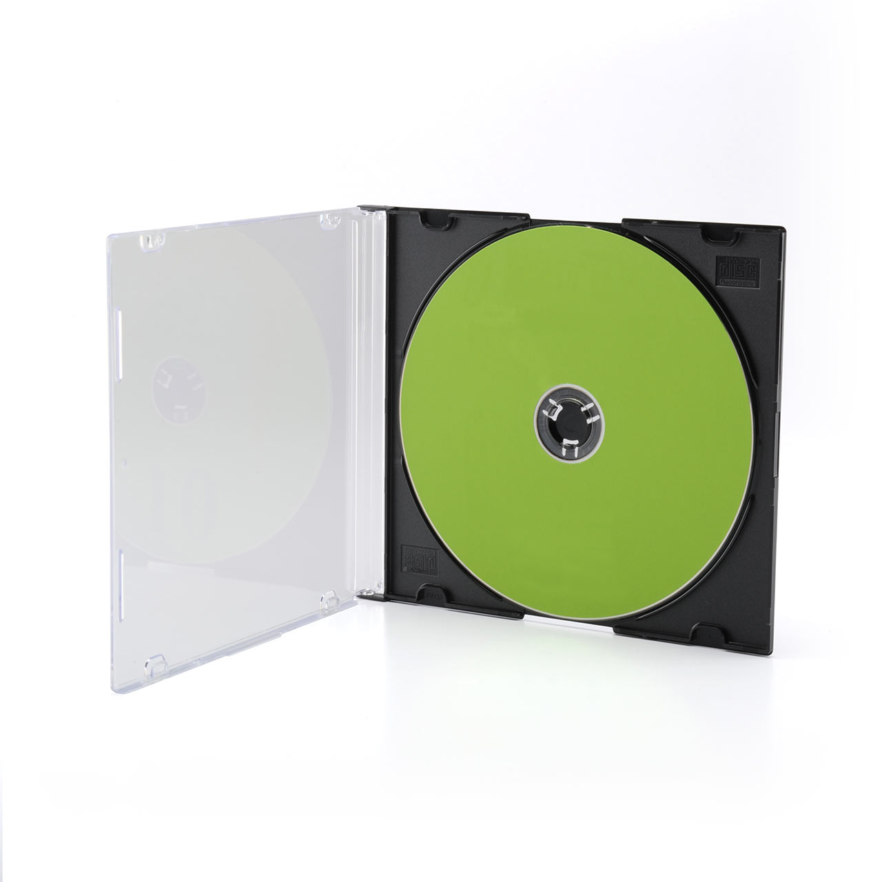 スーパースリムDVD・CD・ブルーレイケース（プラケース・ブラック・薄型5.2mm・500枚） 200-FCD031-500BK