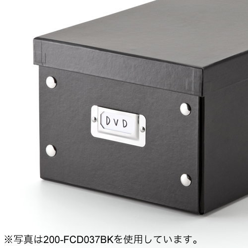 組立DVD収納ボックス（１箱あたり17枚まで収納・ホワイト・３個セット） 200-FCD037-3W