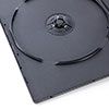 【1000枚】DVDケース スリムタイプ（1枚収納・トールケース・1000枚・7mm・ブラック） 200-FCD039BK-1000