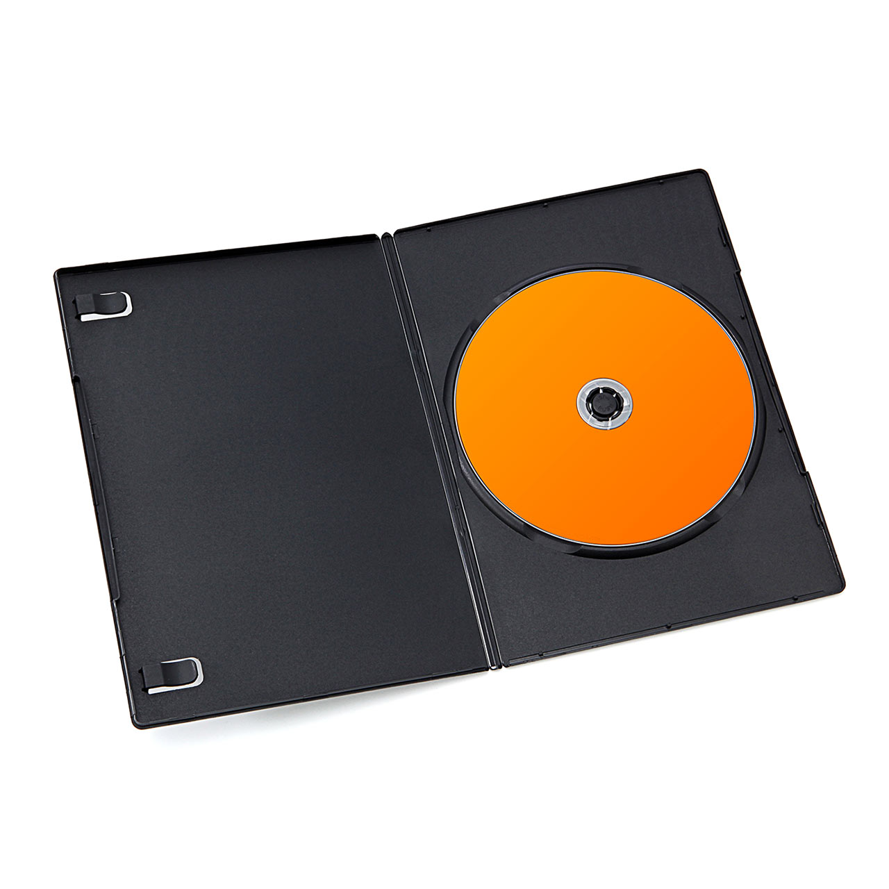 DVDトールケース（スリム・100枚・1枚収納・7mm） 200-FCD039BK-100