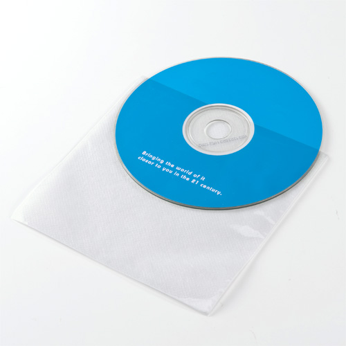 DVD・CD不織布ケース（片面・500枚入り） 200-FCD044