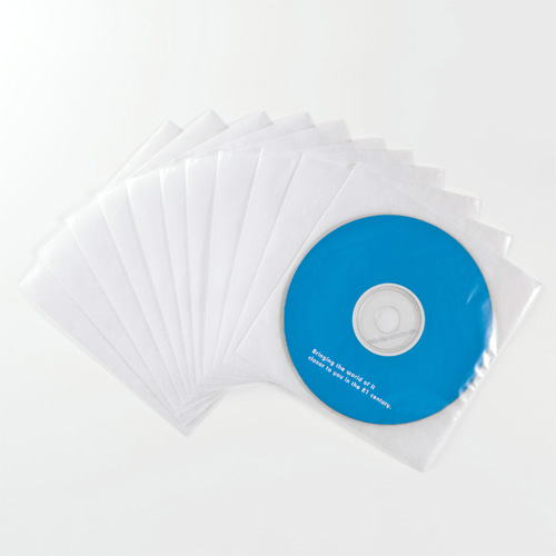 DVD・CD不織布ケース（片面・500枚入り） 200-FCD044