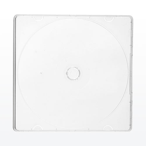【1000枚】スリムCD・DVDケース（1枚収納・PP素材・クリア（25枚×40セット）入り） 200-FCD045C-1000