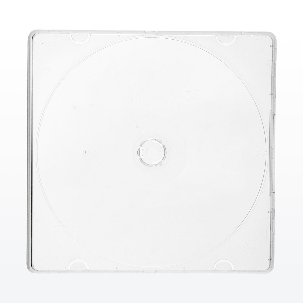 【500枚】スリムCD・DVDケース（1枚収納・PP素材・クリア（25枚×20セット）入り） 200-FCD045C-500