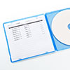 スリムCD・DVDケース（1枚収納・PP素材・ミックス・25枚入） 200-FCD045MX