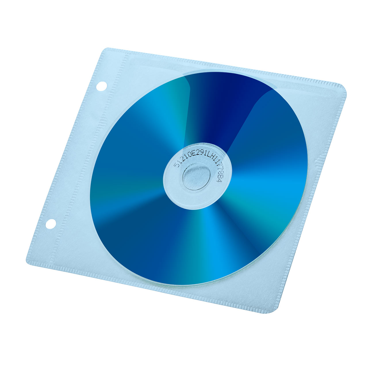  (まとめ) サンワサプライ DVD・CD不織布ケースリング穴付 インデックスカード付属 ブラック FCD-FR100BKN 1パック(100枚) 