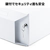 引き出し式ボックスケース（ボックスケース・メディアメース・鍵付き・引き出し式・スタッキング対応・大容量収納ケース） 200-FCD064