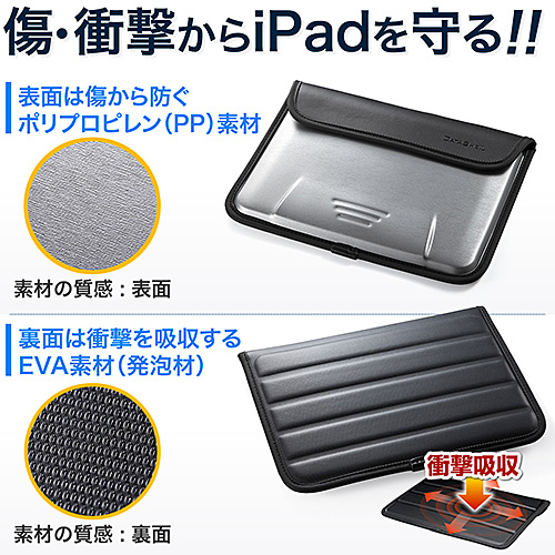iPad Air 2[P[Xin[hEEVAECi[P[XEubNj 200-IN041BK