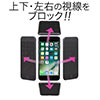 iPhone 8/7プライバシーガラスフィルム（マイナンバー・セキュリティー対策・上下左右覗き見防止・硬度9H）
