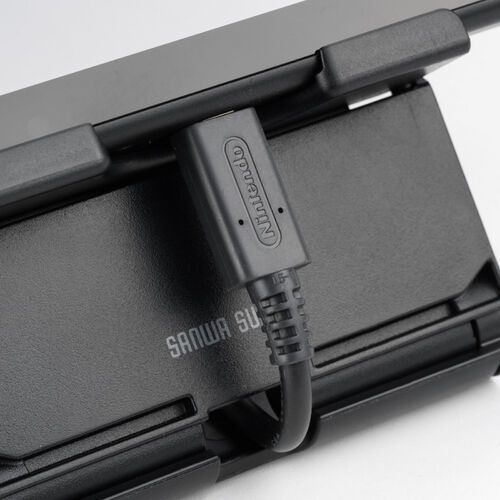 Switchスタンド プレイスタンド 角度調整 折り畳み 滑り止め Nintendo Switch Switch Lite  有機ELモデル 200-NSW013BK