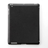 【わけあり在庫処分】 iPad2レザーケース（フラップ付・ブラック） 200-PDA038BK