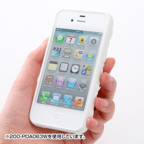 y킯݌ɏz iPhone4SE4P[XiLeBOEubNj 200-PDA063BK