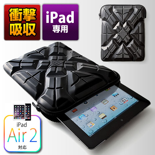 iPadՌzP[XiX[u^CvEubNEG-Form Extreme Sleeve2 for iPadj 200-PDA069BK