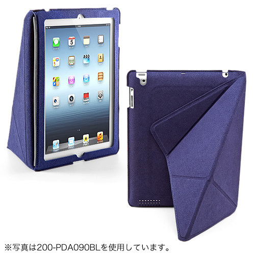 iPadP[Xi܂莆X^hEiPad4ΉEubNj 200-PDA090BK