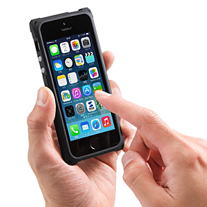 iPhone5sケース（薄型・TPU・ストラップ取り付け・iPhone5対応） 200-PDA135GY
