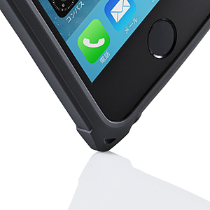 iPhone5sケース（薄型・TPU・ストラップ取り付け・iPhone5対応） 200-PDA135GY