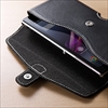 iPhone・スマートフォンベルトケース（iPhone 12 Pro/12/12mini/SE(第2世代)対応・本革・Lサイズ・ブラック）