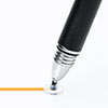 タッチペン（スタイラス・透明ディスク・円盤・キャップ付き・タブレット・スマートフォン・iPhone・iPad）