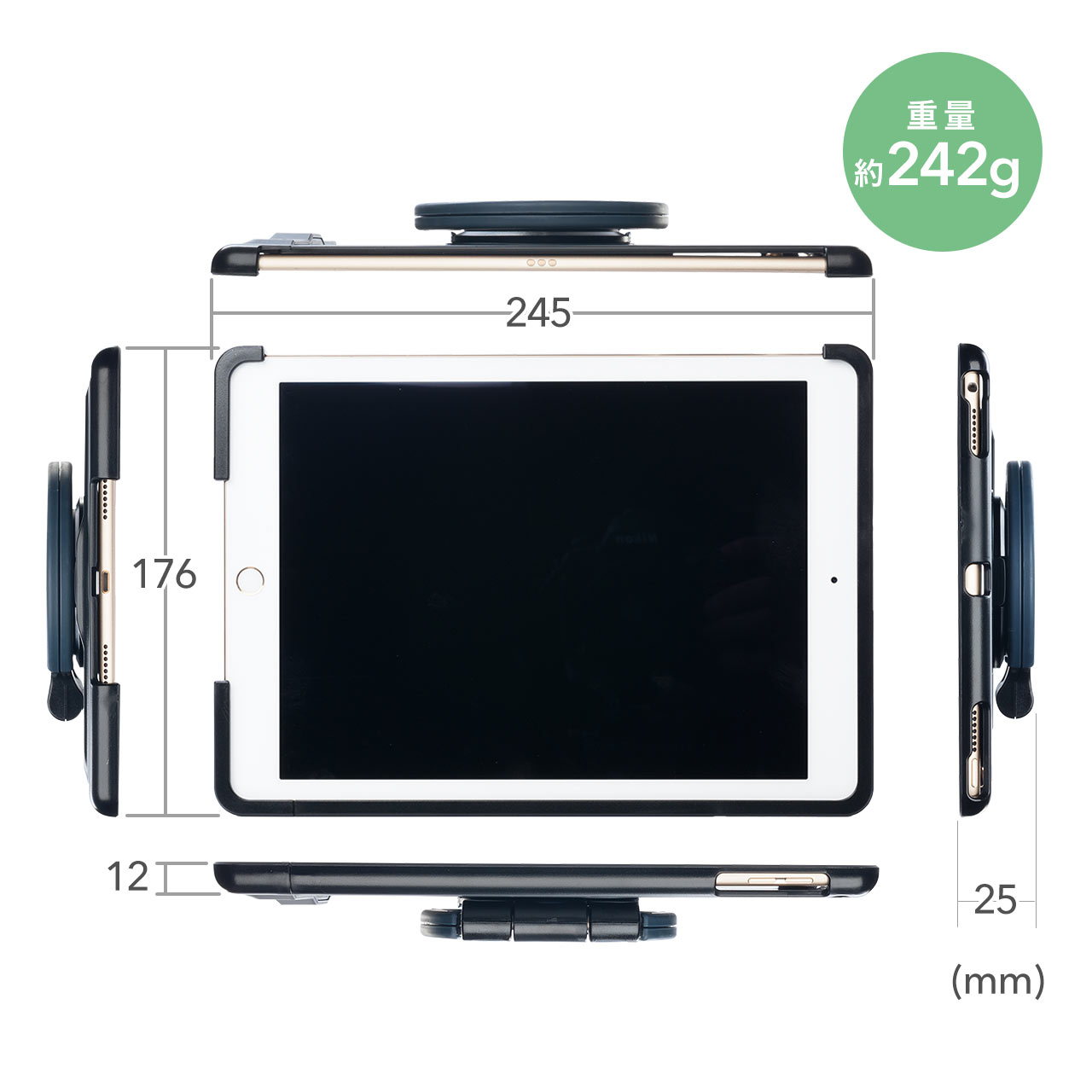 AEgbgFiPadZLeB[X^hi9.7C`iPad ProE9.7C`iPadi2017jEiPad Air 2EiPad Airpj Z200-SL043BK