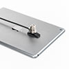 iPad　タブレットセキュリティ（セキュリティスロット増設・盗難防止・3M社製両面テープ・小型・ブラック） 200-SL053