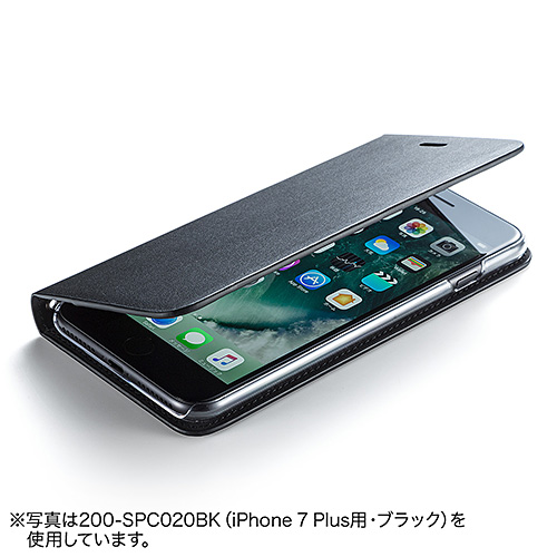 iPhone 7 Plus/8 Plus@{v蒠P[XiJ[h[EXgbvΉEuEj 200-SPC020BR
