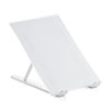 ノートパソコンスタンド 軽い 折りたたみ式 10段階 角度調整 斜め 放熱 姿勢改善 液タブ iPadスタンド ホワイト
