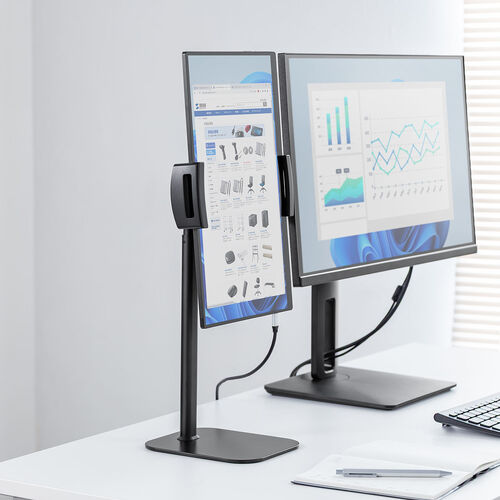 ���o�C�����j�^�[�X�^���h �����u�� 17.3�C���` 16�C���` 15.8�C���` 15.6�C���` 360����] �L�k�A�[�� ���o�C���f�B�X�v���C iPad �^�u���b�g