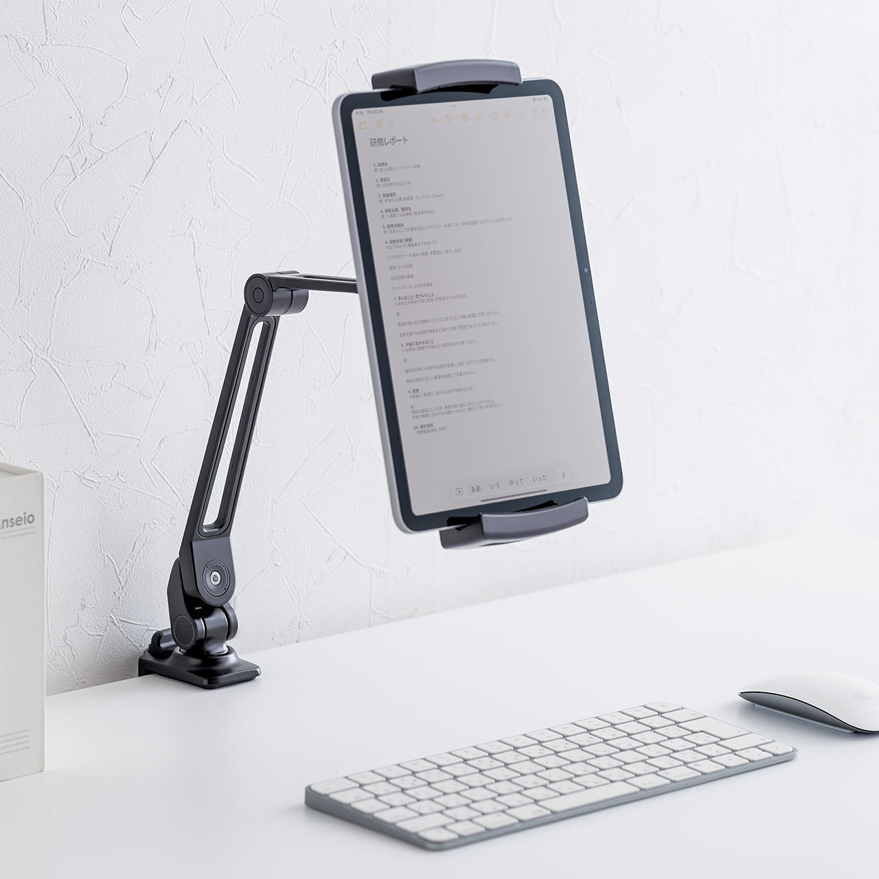 ���o�C�����j�^�[�X�^���h �N�����v�� 17.3�C���` 16�C���` 15.8�C���` 15.6�C���` 360����] 3�֐߃A�[�� �����E�p�x���i�K�����\ ���o�C���f�B�X�v���C iPad �^�u���b�g