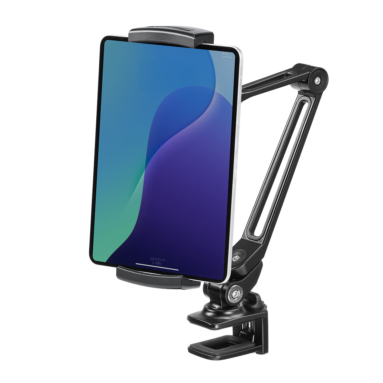 ���o�C�����j�^�[�X�^���h �N�����v�� 17.3�C���` 16�C���` 15.8�C���` 15.6�C���` 360����] 3�֐߃A�[�� �����E�p�x���i�K�����\ ���o�C���f�B�X�v���C iPad �^�u���b�g