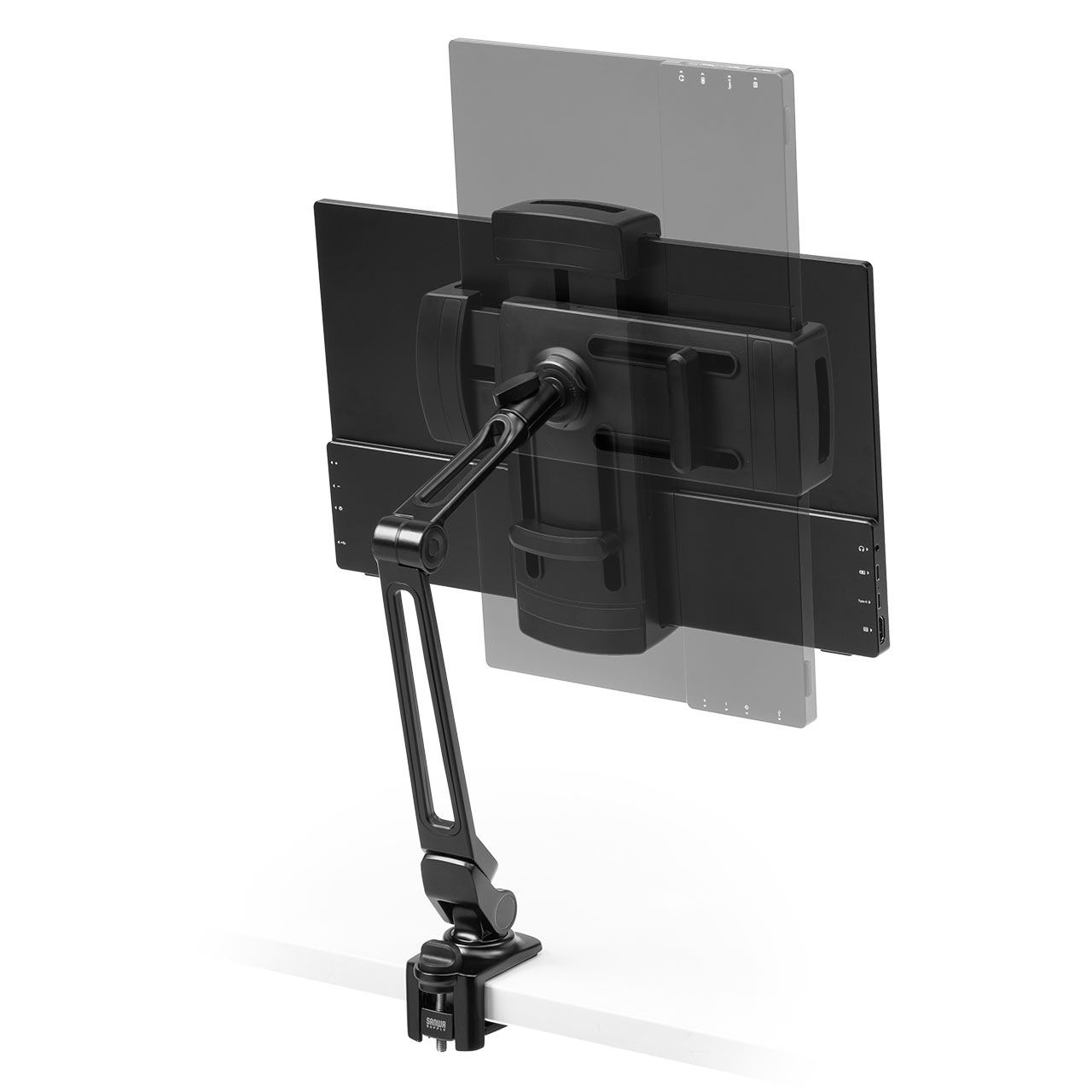 ���o�C�����j�^�[�X�^���h �N�����v�� 17.3�C���` 16�C���` 15.8�C���` 15.6�C���` 360����] 3�֐߃A�[�� �����E�p�x���i�K�����\ ���o�C���f�B�X�v���C iPad �^�u���b�g