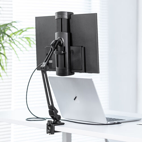 ���o�C�����j�^�[�X�^���h �N�����v�� 17.3�C���` 16�C���` 15.8�C���` 15.6�C���` 360����] 3�֐߃A�[�� �����E�p�x���i�K�����\ ���o�C���f�B�X�v���C iPad �^�u���b�g