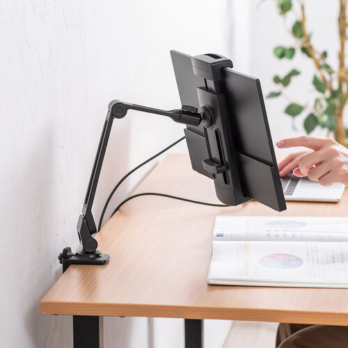 ���o�C�����j�^�[�X�^���h �N�����v�� 17.3�C���` 16�C���` 15.8�C���` 15.6�C���` 360����] 3�֐߃A�[�� �����E�p�x���i�K�����\ ���o�C���f�B�X�v���C iPad �^�u���b�g