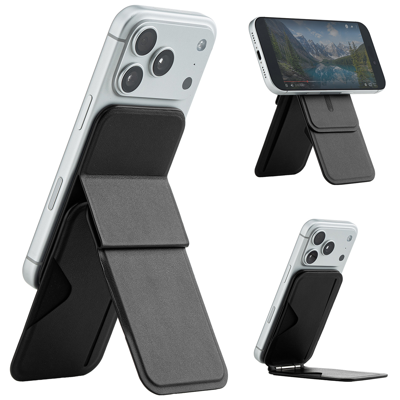 �y�V���iP10�{�zMagSafe�Ή��X�}�z�X�^���h 2WAY�X�^���h �J�[�h���[�t�� �J�[�h�P�[�X �܂肽���� ���^ �}�O�l�b�g���E �p�x���� iPhone�Ή� ���掋�� �I�����C����c �u���b�N