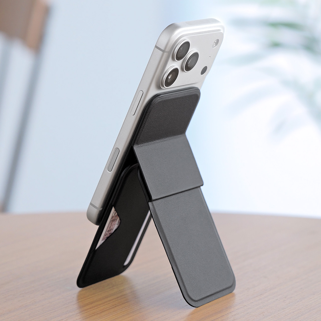 �y�V���iP10�{�zMagSafe�Ή��X�}�z�X�^���h 2WAY�X�^���h �J�[�h���[�t�� �J�[�h�P�[�X �܂肽���� ���^ �}�O�l�b�g���E �p�x���� iPhone�Ή� ���掋�� �I�����C����c �u���b�N