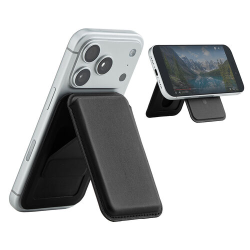 MagSafe対応でピタッと装着！カード収納もできる2WAYスマホスタンドを発売