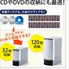 【10個セット】ブルーレイディスク対応収納ケース（120枚収納・インデックス付・ブラック）