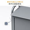 【初夏の処分市】宅配ボックス用郵便受け追加スタンド（鍵付・300-DLBOX016対応）