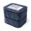 宅配ボックス（折りたたみ・大容量・75リットル・置き型・拡張可能） 300-DLBOX022DBL