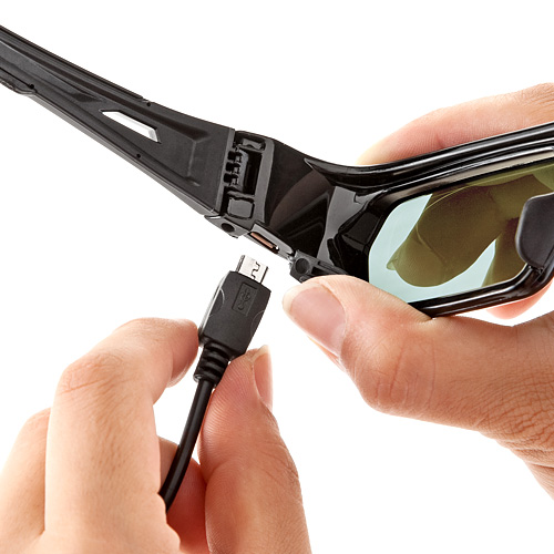 2個セット】3Dメガネ（各社テレビ対応・自動認識機能・アクティブ