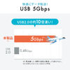 }`J[h[_[ SD MicroSD CF xD MSΉ 5 in 1 USB-C USB A Windows Mac iPhone15/16 Android 400-ADR334BK