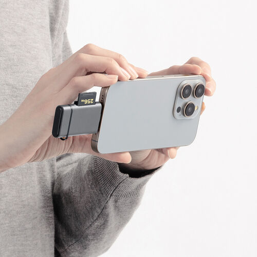 USB-C �J�[�h���[�_�[ UHS-II �Ή� SD microSD�J�[�h �����F�� �R���p�N�g USB3.0 USB 5Gbps Type-C �����]�� SDXC/SDHC �K�����^���b�N